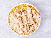 ريزو بالدجاج المقرمش + ببسي