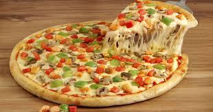 بيتزا جبن وخضار كبير