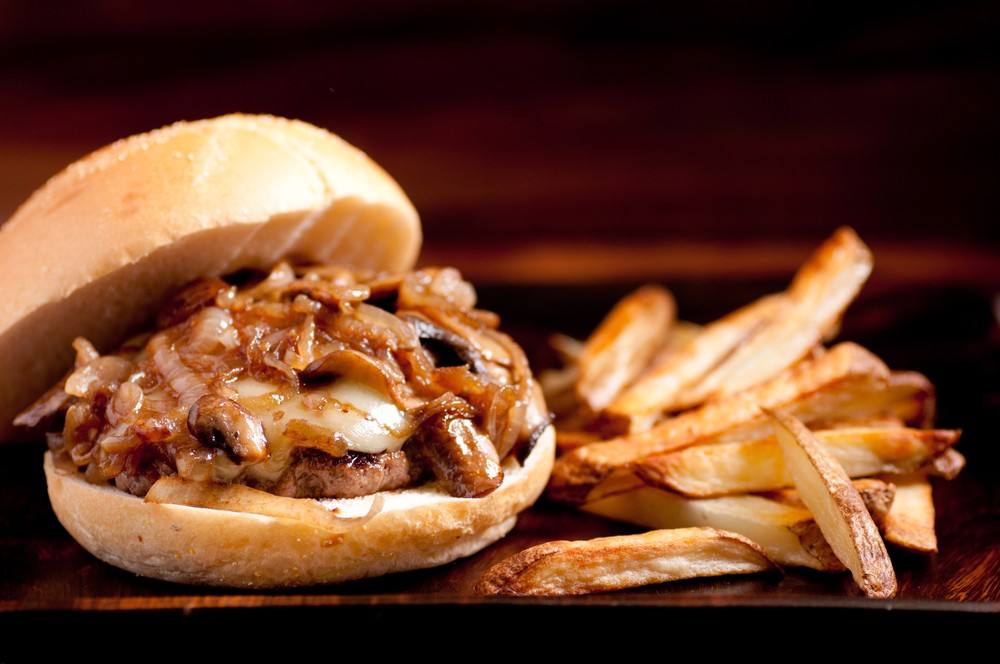 سندويش بركرمحشي فطر