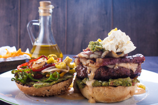 سندويش سكالوب لحم عراقي