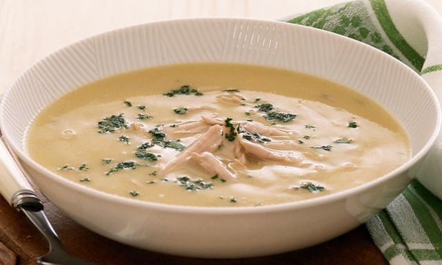 شوربة كريمة الدجاج