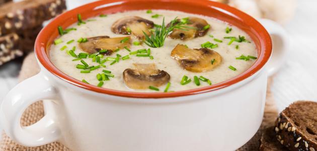 شوربة كريمة الفطر