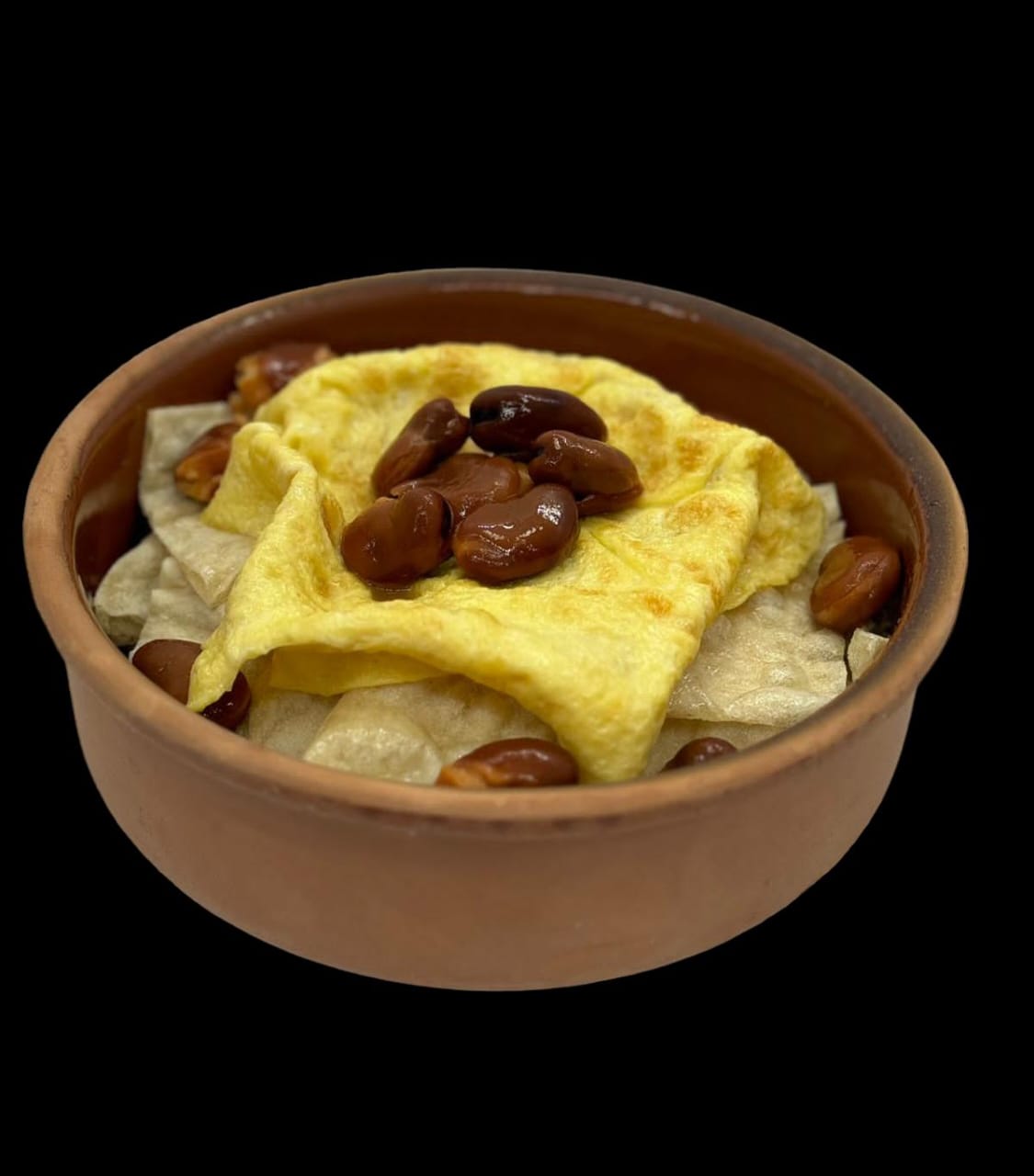 باقلاء مع البيض 