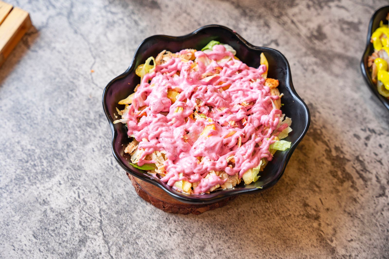 طبق علاوي مسحب + ببسي