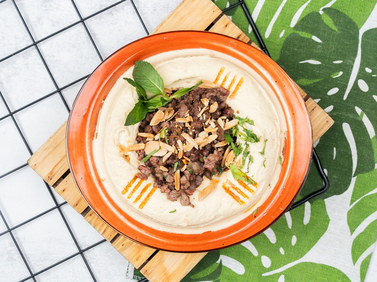 حمص باللحمة