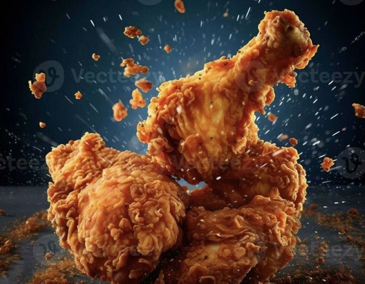 3 قطع كنتاكي  + فنكر